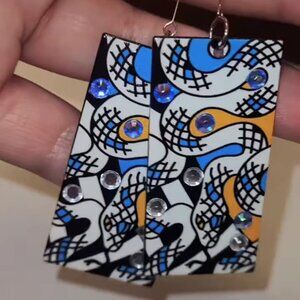 inspired serpent hashira earrings